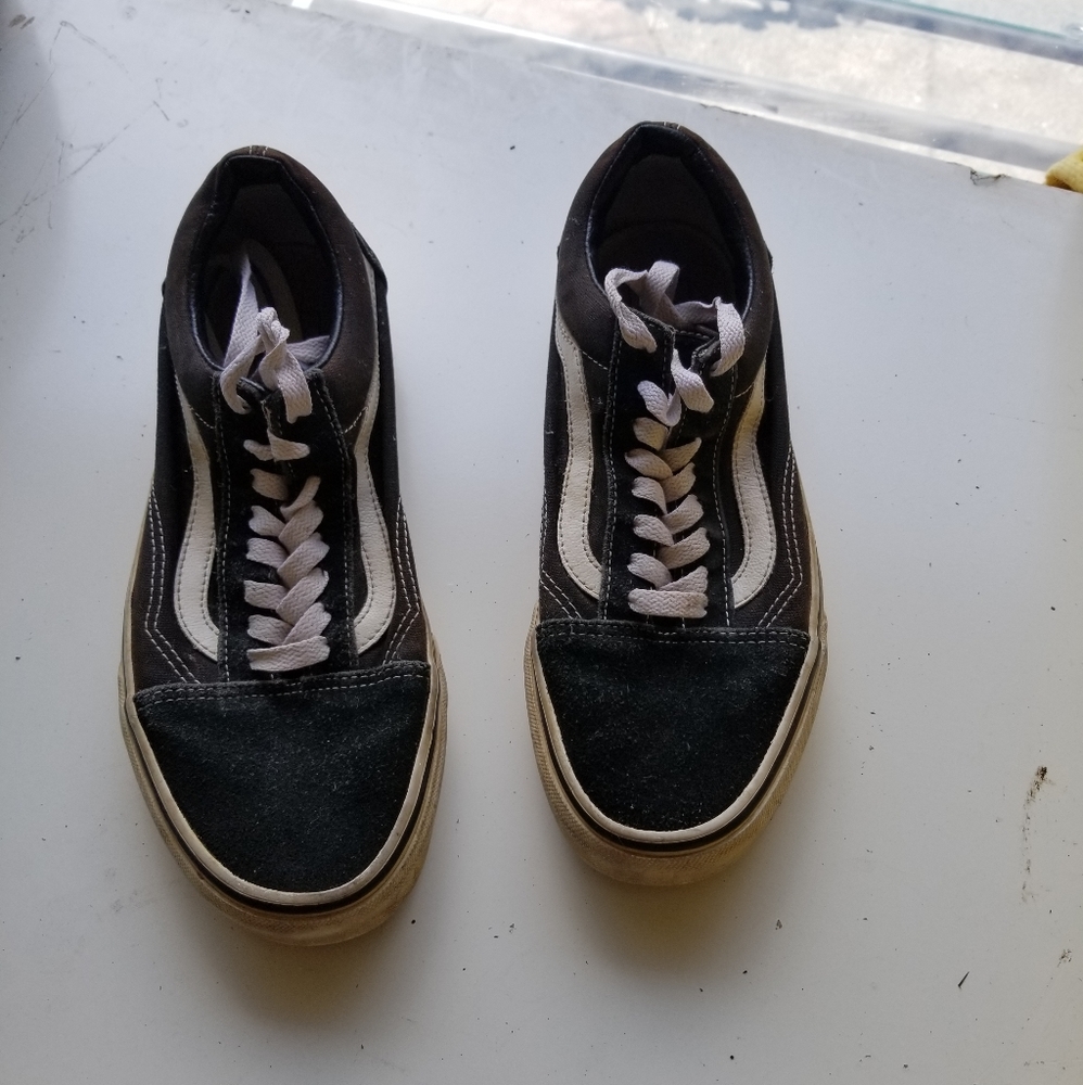 Vans oldschool black mens 7.5